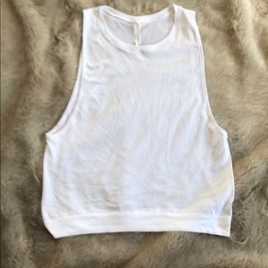 Lululemon Breeze tank in white